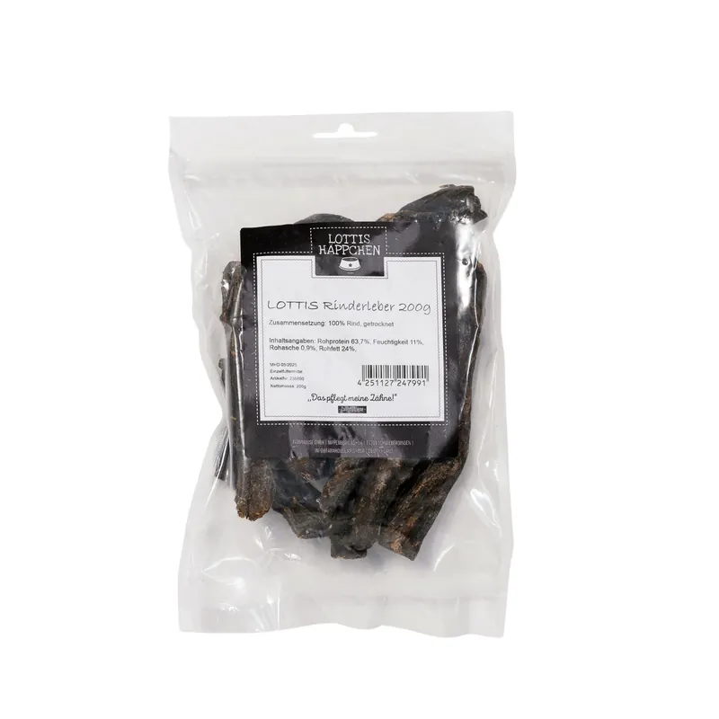 LOTTIS HÄPPCHEN Rinderleber 200 g Neu
